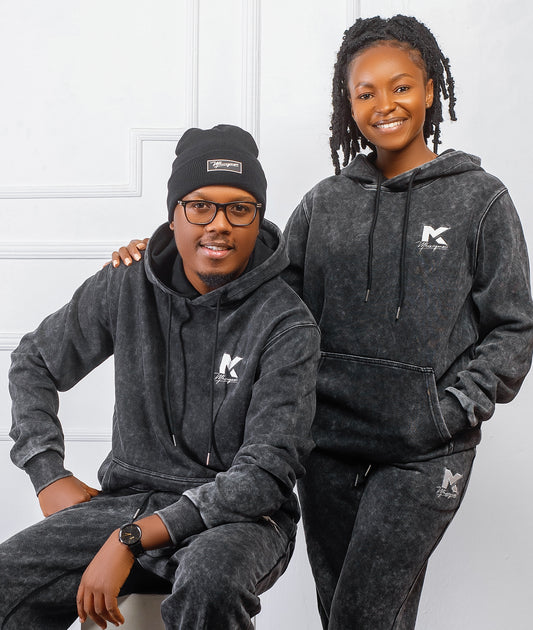 Hoodie - Grey Snow Wash