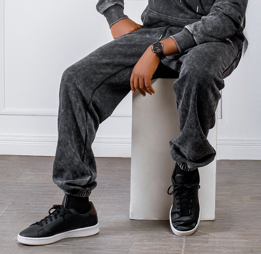 Sweat Pants - Grey Snow Wash